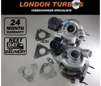 Land-Rover Range Rover Vogue 3.6 TDV8 (Left & Right 61/62) 2 x Turbochargers